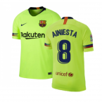 Barcelona 2018-19 Away Shirt ((Excellent) S) (A.Iniesta 8)