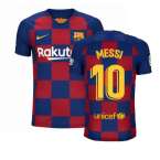 Barcelona 2019-20 Home Shirt ((Excellent) M) (Messi 10)