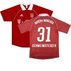 Bayern Munich 2005-06 Home ((Excellent) XXL) (Schweinsteiger 31)