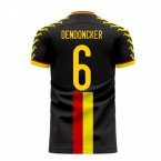 Belgium 2023-2024 Away Concept Football Kit (Viper) (DENDONCKER 6)