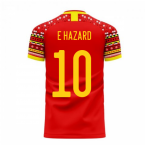 Belgium 2023-2024 Home Concept Football Kit (Libero) (E HAZARD 10)