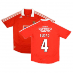 Benfica 2007-2008 Home Shirt ((Very Good) S) (Luisao 4)
