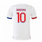 2020-2021 Olympique Lyon Adidas Home Football Shirt (BENZEMA 10)