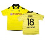 Borussia Dortmund 2010-11 Home Shirt ((Excellent) M) (Ricken 18)