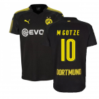Borussia Dortmund 2017-18 Away Shirt ((Very Good) M) (M Gotze 10)