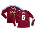 Burnley 2015-16 Long Sleeve Home Shirt ((Excellent) S) (Mee 6)