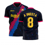 Catalonia 2025-2026 Away Concept Football Kit (Libero) (A.INIESTA 8)