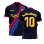 Barcelona 2020-2021 Away Concept Football Kit (Libero) (RONALDINHO 10)