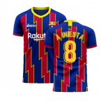 Barcelona 2020-2021 Home Concept Football Kit (Libero) (A INIESTA 8)