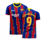 Catalonia 2025-2026 Home Concept Football Kit (Libero) (LEWANDOWSKI 9)
