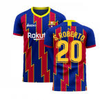 Barcelona 2020-2021 Home Concept Football Kit (Libero) (S ROBERTO 20)
