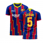 Barcelona 2020-2021 Home Concept Football Kit (Libero) (SERGIO 5)