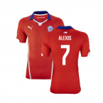 Chile 2014-15 Home Shirt ((Excellent) XL) (Alexis 7)
