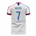 Chile 2022-2023 Away Concept Football Kit (Viper) (ALEXIS 7)