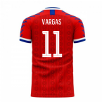 Chile 2023-2024 Home Concept Football Kit (Viper) (VARGAS 11)