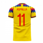 Colombia 2025-2026 Home Concept Football Kit (Libero) (ASPRILLA 11)