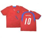 Czech Republic 2006-08 Home Shirt ((Very Good) L) (Rosicky 10)