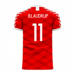 Denmark 2023-2024 Home Concept Football Kit (Viper) (B LAUDRUP 11)