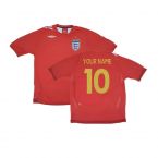 England 2006-08 Away Shirt (S) (Excellent) (Your Name)