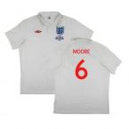 England 2009-10 World Cup Home shirt (XL) (Very Good) (Moore 6)