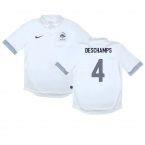 France 2012-13 Away Shirt ((Good) M) (DESCHAMPS 4)