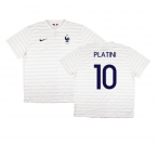 France 2014-15 Away Shirt ((Very Good) XXL) (Platini 10)