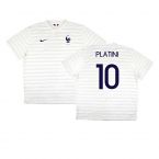France 2014-15 Away Shirt ((Very Good) XXL) (Platini 10)