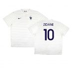 France 2014-15 Away Shirt ((Very Good) XXL) (Zidane 10)