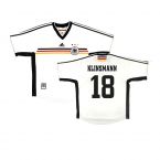 Germany 1998-00 Home Shirt ((Very Good) L) (Klinsmann 18)