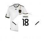 Germany 2010-11 Home Shirt ((Good) S) (KROOS 18)