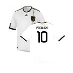 Germany 2010-11 Home Shirt ((Good) S) (PODOLSKI 10)