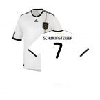 Germany 2010-11 Home Shirt ((Good) S) (SCHWEINSTEIGER 7)