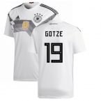 Germany 2018-19 Home Shirt ((Excellent) L) (Gotze 19)