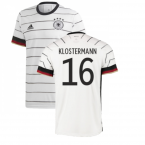 Germany 2020-21 Home Shirt ((Mint) S) (KLOSTERMANN 16)