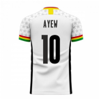 Ghana 2025-2026 Home Concept Football Kit (Libero) (AYEW 10)