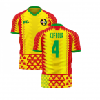 Ghana 2022-2023 Home Concept Football Kit (Fans Culture) (KUFFOUR 4)