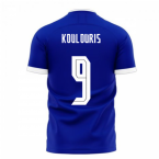 Greece 2025-2026 Away Concept Football Kit (Libero) (KOULOURIS 9)