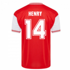 Score Draw Arsenal 1985 Centenary Retro Football Shirt (HENRY 14)