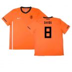 Holland 2010-11 Home Shirt ((Excellent) S) (Davids 8)