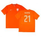 Holland 2014-15 Home Shirt (Good) (Memphis 21)