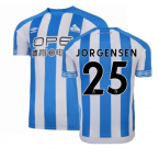 Huddersfield 2018-19 Home Shirt ((Excellent) M) (Jorgensen 25)