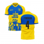 I Stand With Ukraine Concept Football Kit (Libero) (TYMOSHCUK 4)