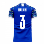 Italy 2025-2026 Home Concept Football Kit (Libero) (MALDINI 3)