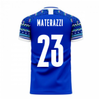 Italy 2025-2026 Home Concept Football Kit (Libero) (MATERAZZI 23)