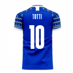 Italy 2023-2024 Home Concept Football Kit (Libero) (TOTTI 10)