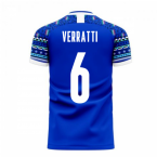 Italy 2023-2024 Home Concept Football Kit (Libero) (VERRATTI 6)