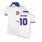 Italy Away World Cup 1982 Short Sleeve Retro Football Shirt (Dossena 10)