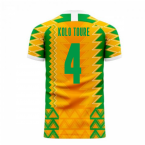 Ivory Coast 2025-2026 Home Concept Football Kit (Libero) (KOLO TOURE 4)