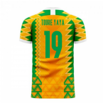 Ivory Coast 2025-2026 Home Concept Football Kit (Libero) (TOURE YAYA 19)