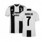 Juventus 2018-19 Home Shirt ((Excellent) M) (Ronaldo 7)